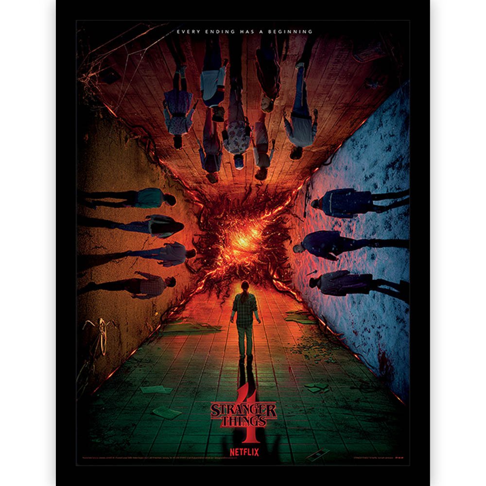 STRANGER THINGS ストレンジャー・シングス (シーズン5 2025年配信決定 ) - Every Ending Has a Beginning / インテリア額 - PGS